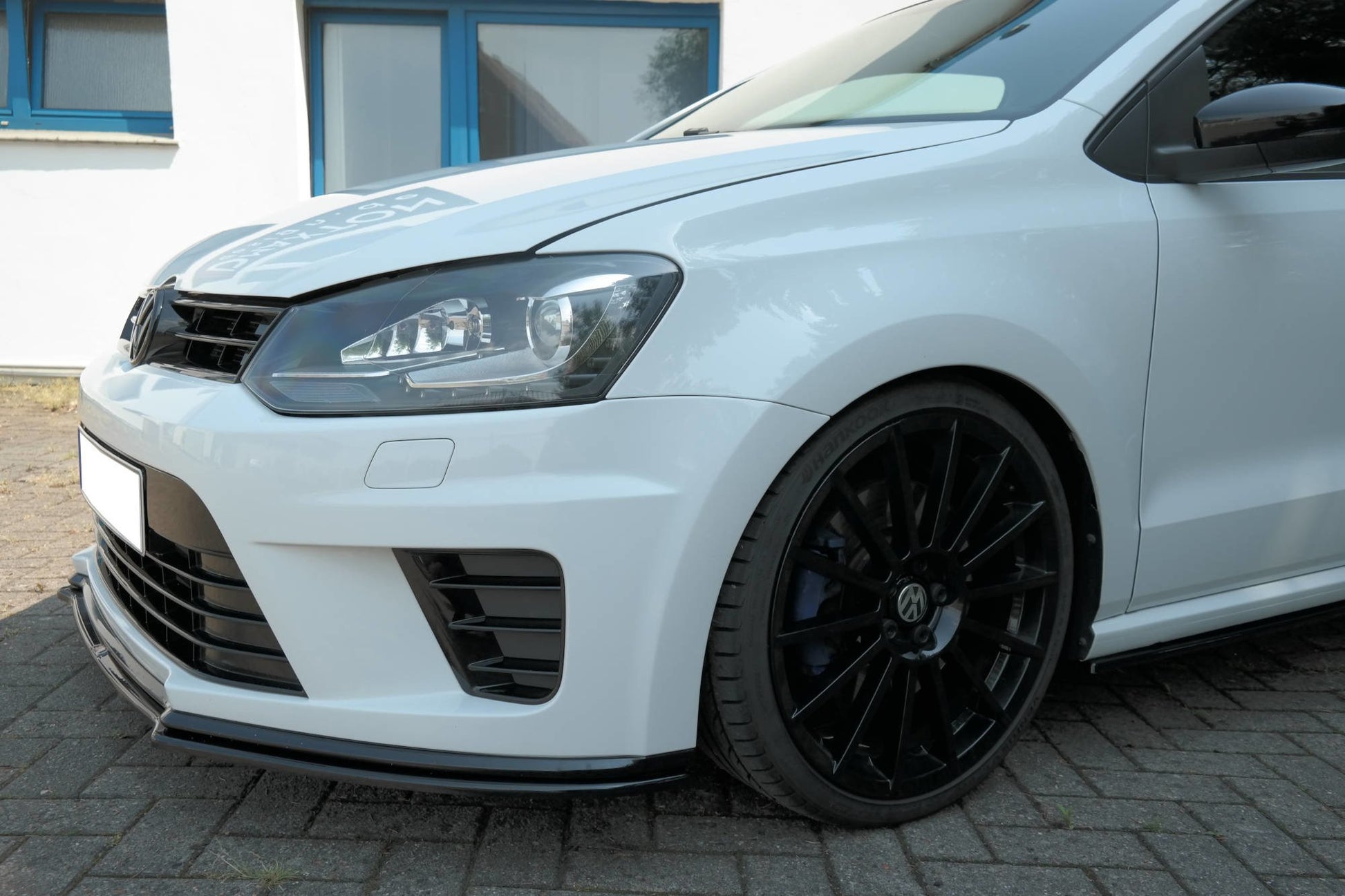 Front Ansatz für VOLKSWAGEN POLO MK5 R WRC Carbon Look