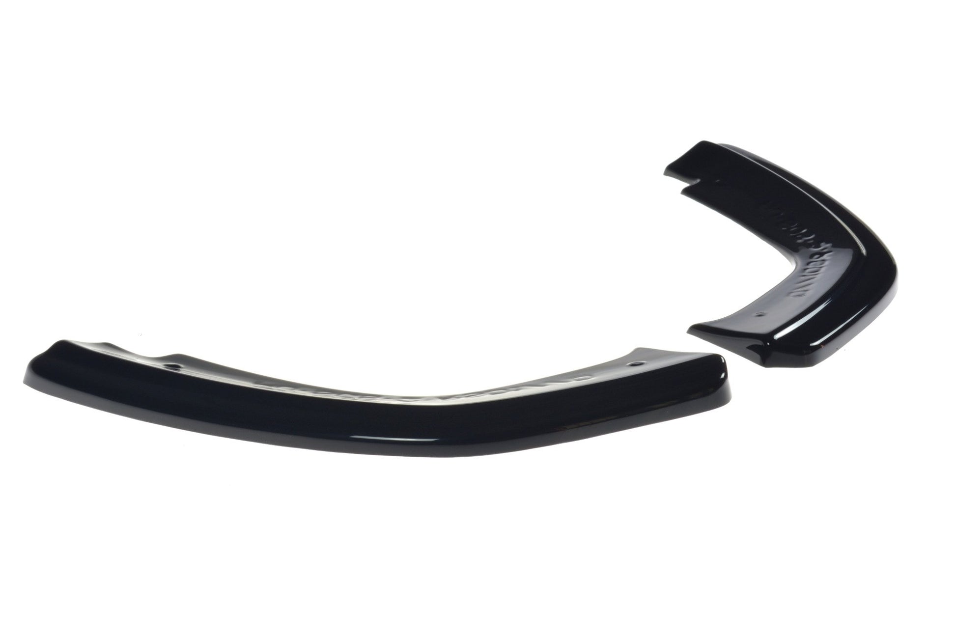 Heck Ansatz Flaps Diffusor für Audi SQ5/Q5 S-line MkII schwarz Hochglanz