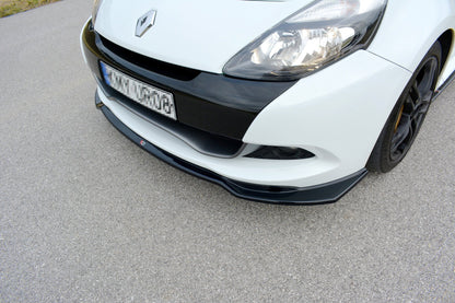 Front Ansatz V.1 für RENAULT CLIO MK3 RS FACELIFT schwarz matt