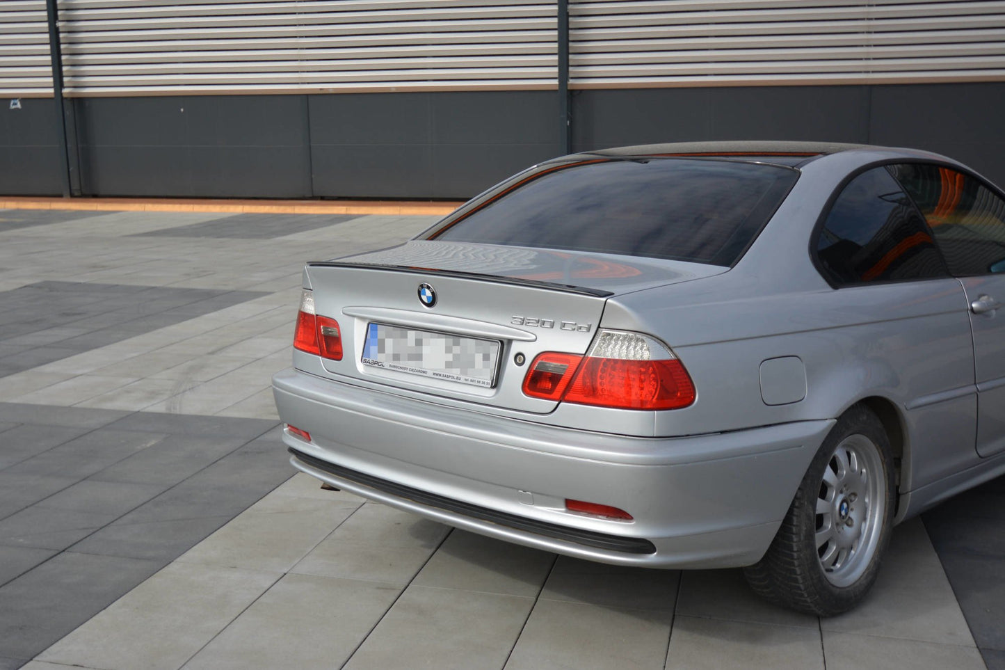 Spoiler CAP für BMW 3er E46 COUPE vor Facelift Carbon Look