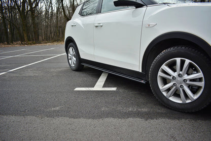 Seitenschweller Ansatz für SSANGYONG TIVOLI Carbon Look