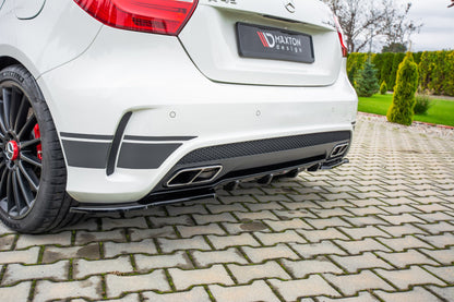 Diffusor Heck Ansatz für Mercedes A45 AMG W176 Carbon Look