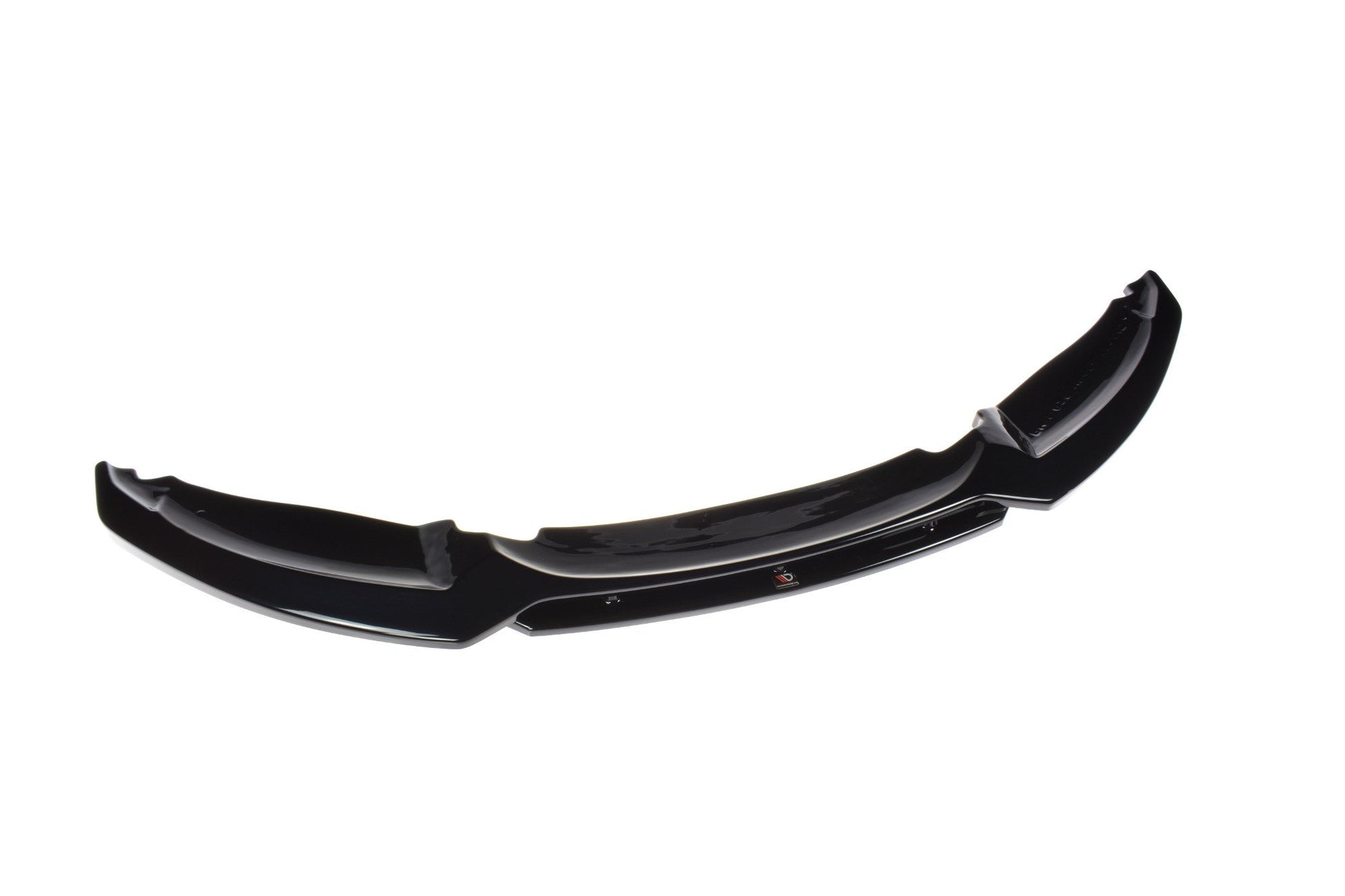 Front Ansatz V.1 für BMW 1er E82 FACELIFT M Paket  schwarz Hochglanz