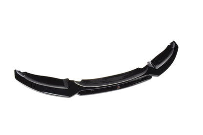 Front Ansatz V.1 für BMW 1er E82 FACELIFT M Paket  schwarz Hochglanz