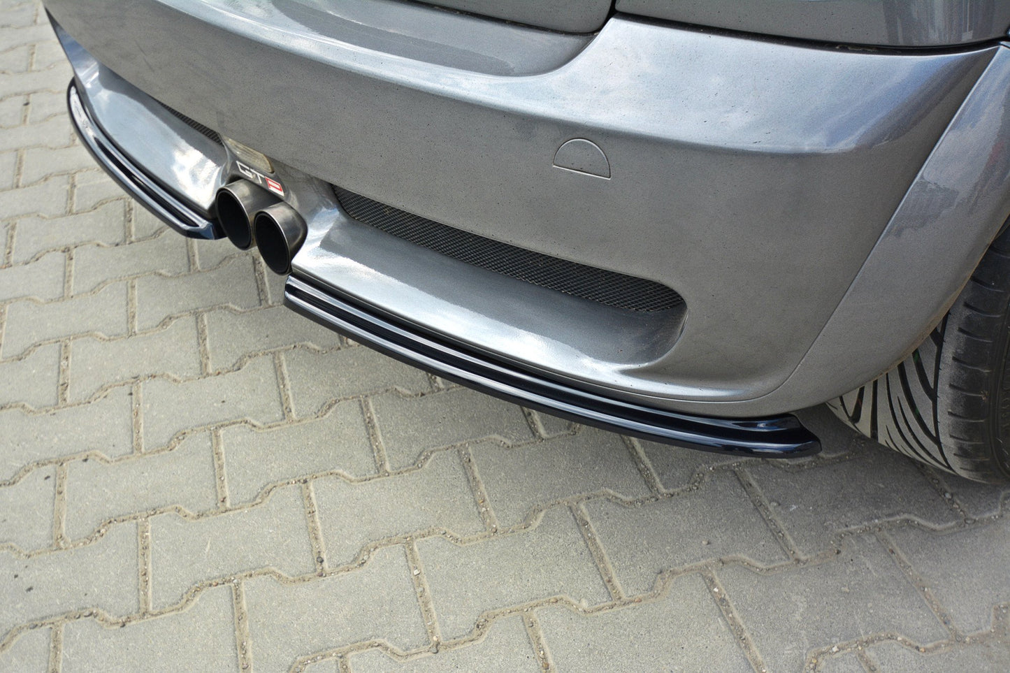 Heck Ansatz Flaps Diffusor für MINI R53 COOPER S JCW Carbon Look