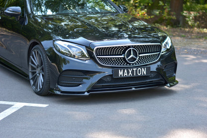 Front Ansatz V.2 für Mercedes-Benz E-Klasse W213 Coupe (C238) AMG-Line schwarz matt