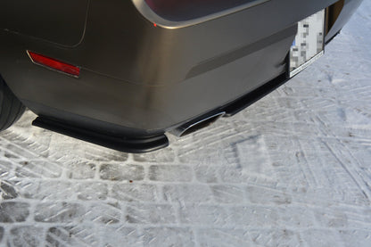 Heck Ansatz Flaps Diffusor für DODGE CHALLENGER MK3. PHASE-I SRT8 COUPE  Carbon Look