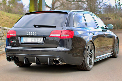 Seitenschweller Ansatz für Audi RS6 C6 Carbon Look