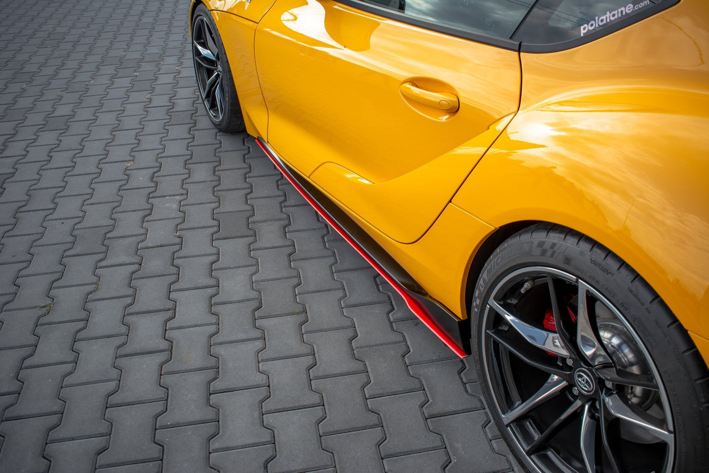 Seitenschweller Ansatz für V.2 für Toyota Supra Mk5 Carbon Look