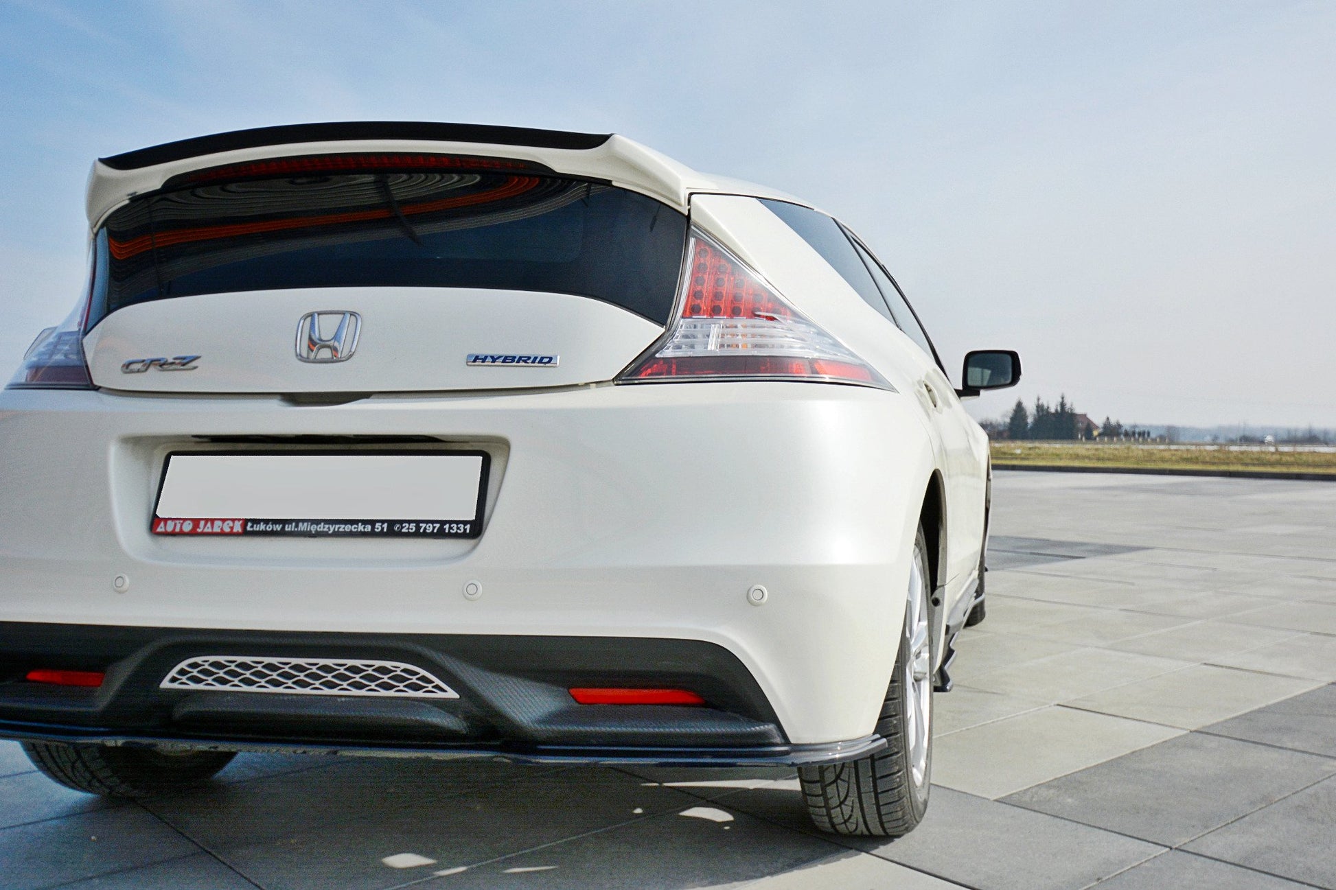 Spoiler CAP für HONDA CR-Z schwarz matt