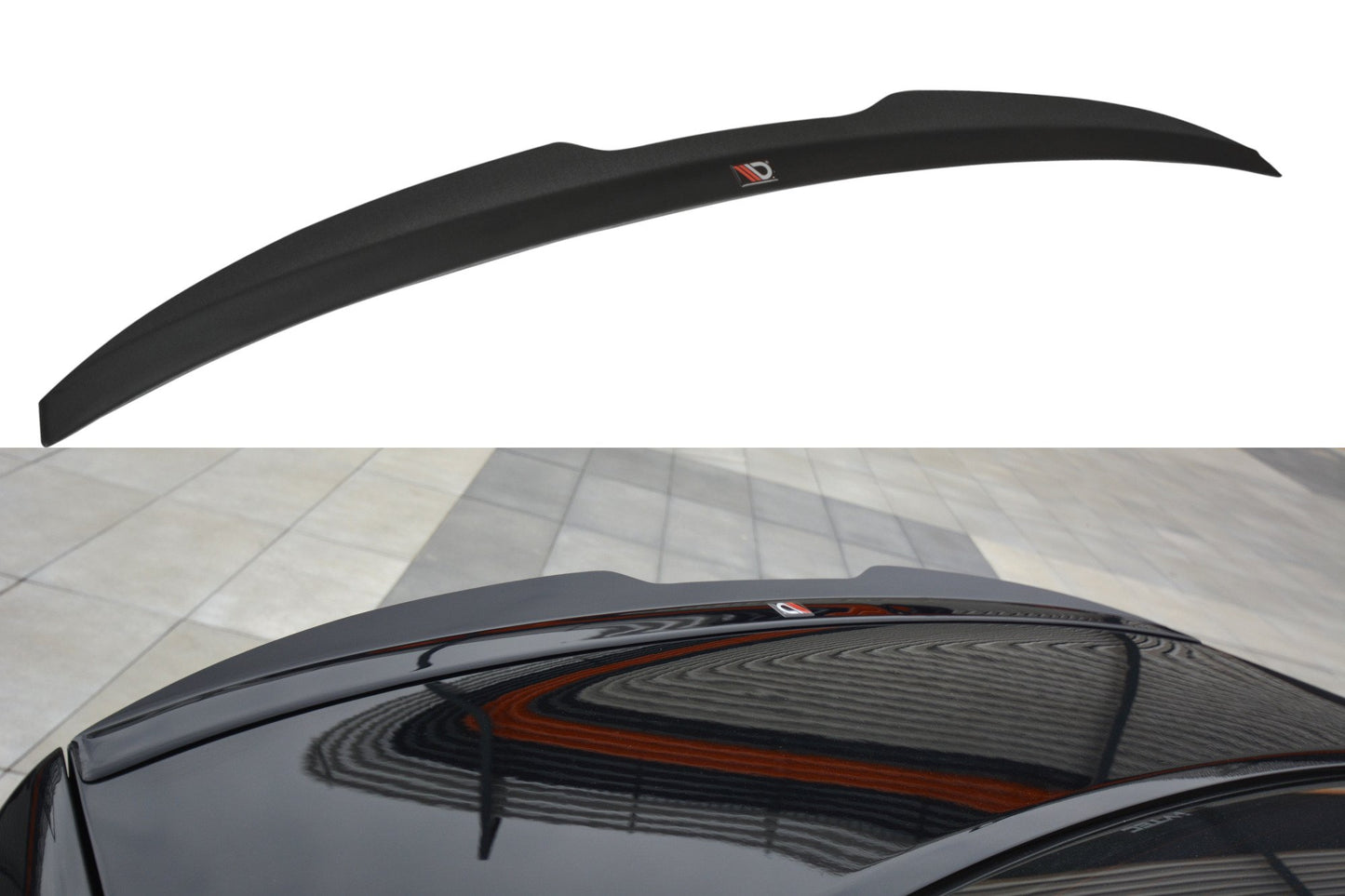 Spoiler CAP für HONDA ACCORD MK8. CU-Serie vor Facelift SEDAN schwarz matt