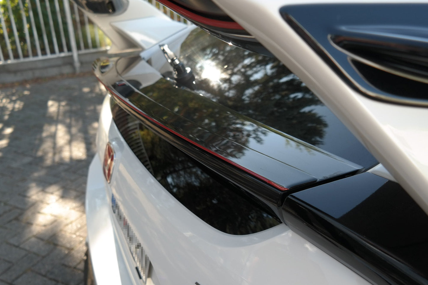 Unterer Spoiler CAP V.3 für HONDA CIVIC X TYPE R Carbon Look