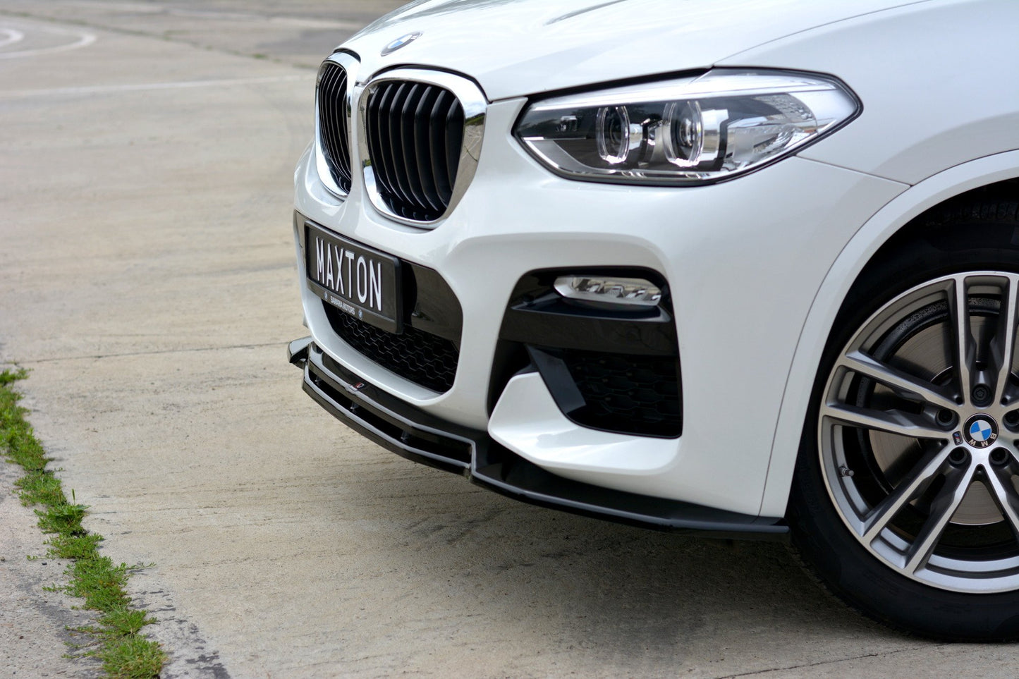 Front Ansatz V.1 für BMW X3 G01 M Paket schwarz matt
