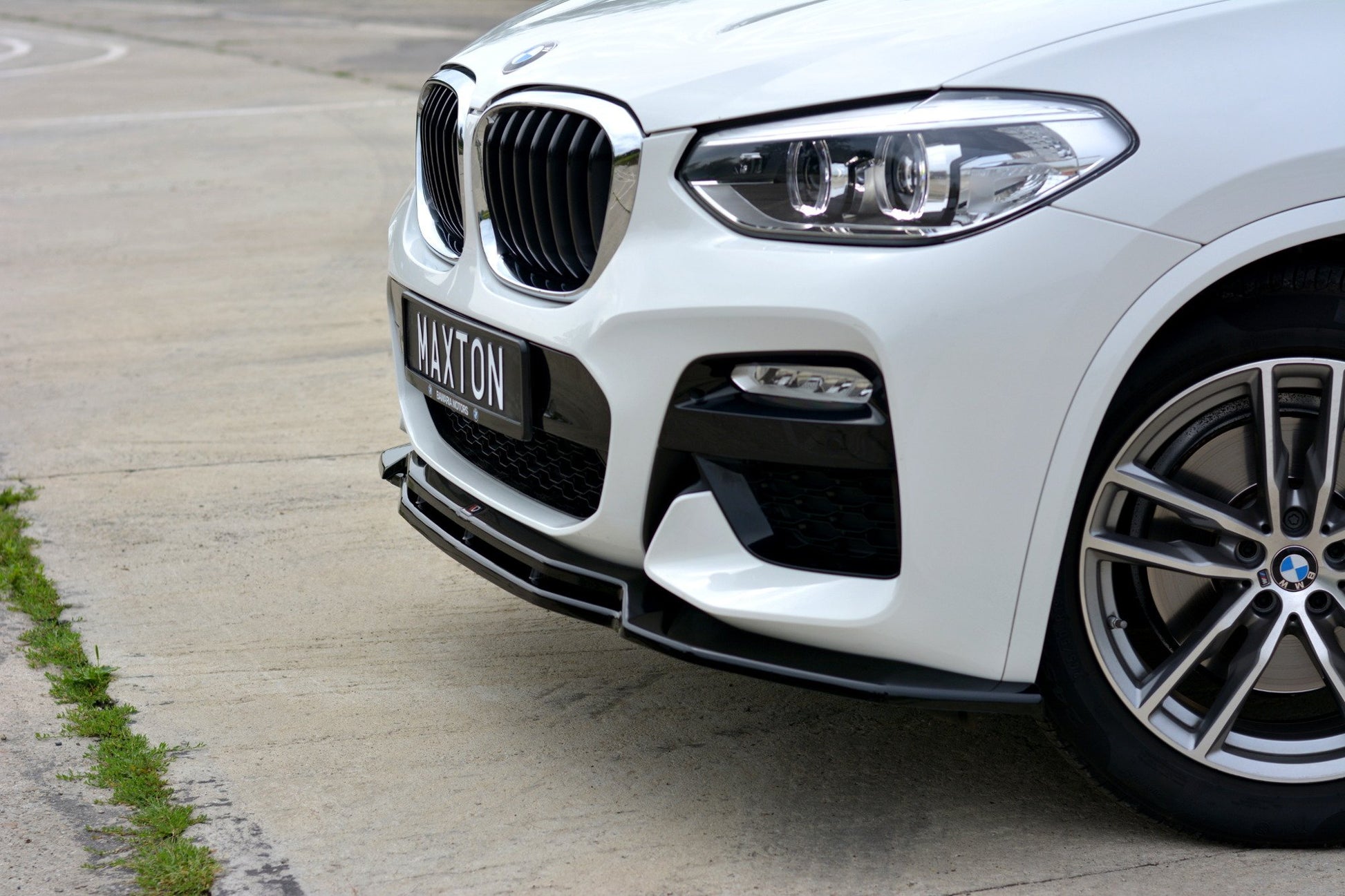 Front Ansatz V.1 für BMW X3 G01 M Paket schwarz Hochglanz