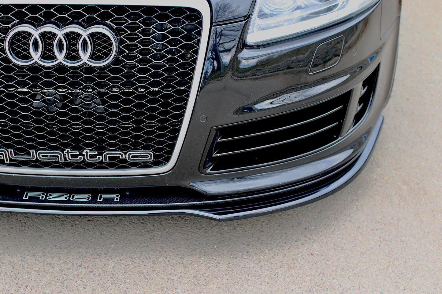 Front Ansatz für AUDI RS6 C6 Carbon Look