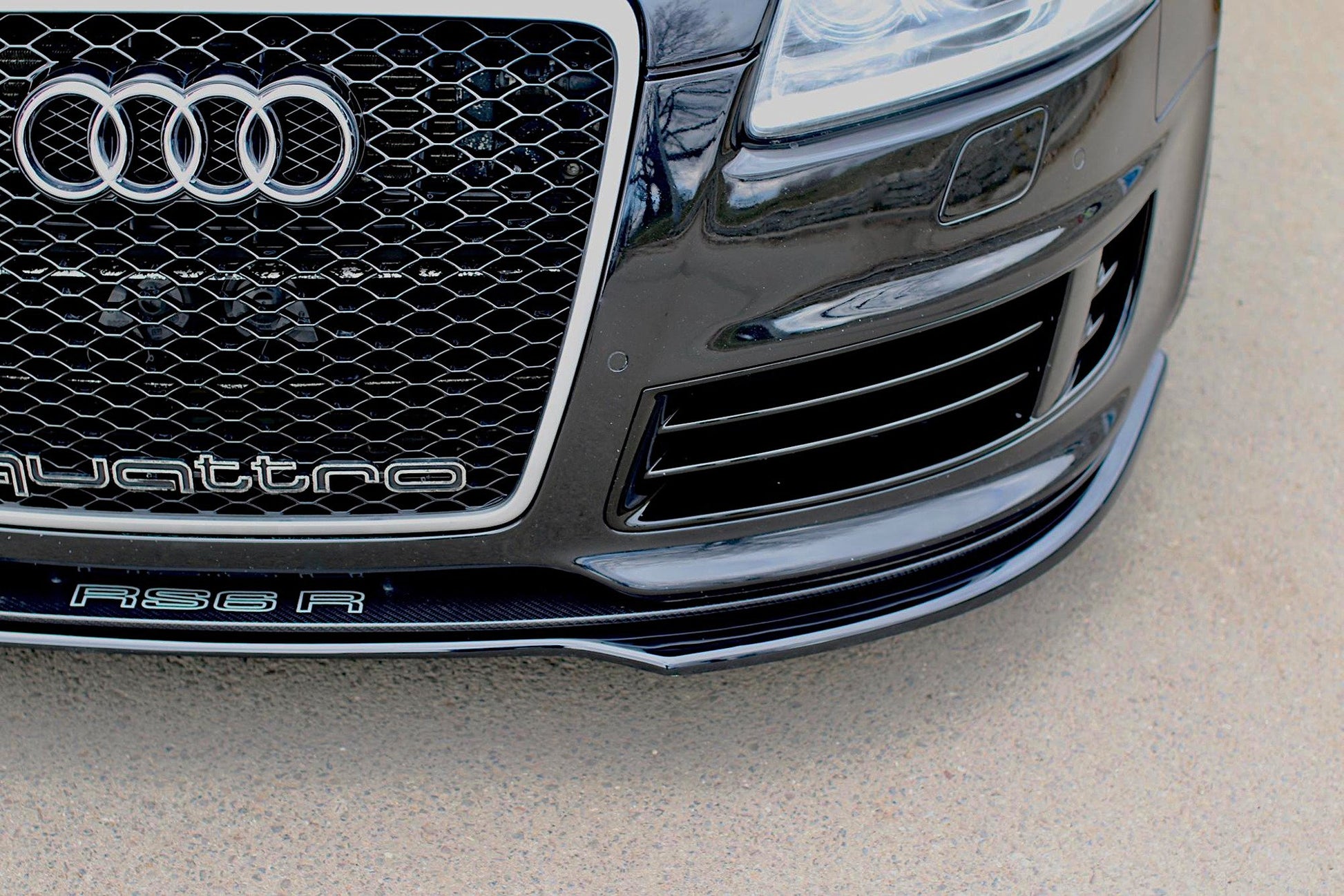 Front Ansatz für AUDI RS6 C6 Carbon Look