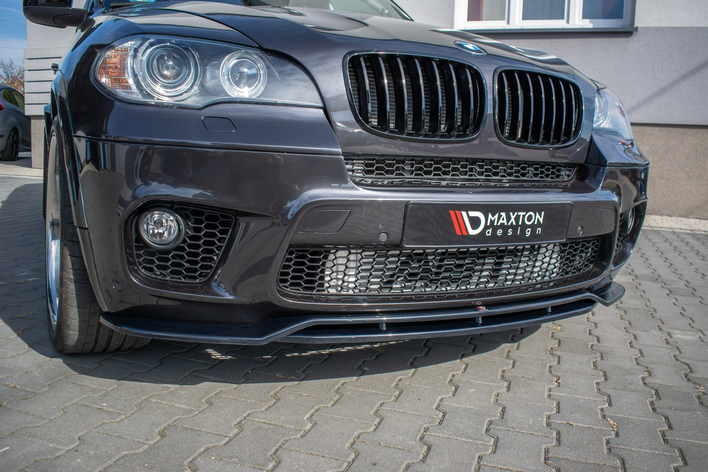 Front Ansatz für  BMW X5 E70 Facelift M Paket schwarz matt