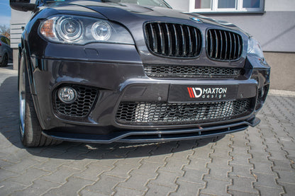 Front Ansatz für  BMW X5 E70 Facelift M Paket schwarz matt