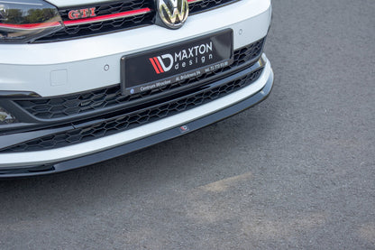 Front Ansatz V.3 für VW Polo GTI Mk6 schwarz matt