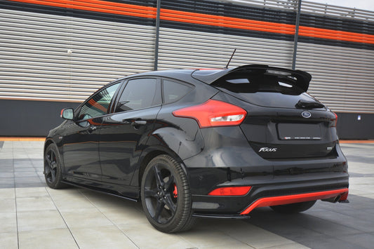 Spoiler CAP für Ford Focus ST-Line Mk3 FL schwarz matt