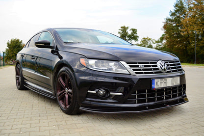 Front Ansatz für VOLKSWAGEN CC R-LINE Carbon Look