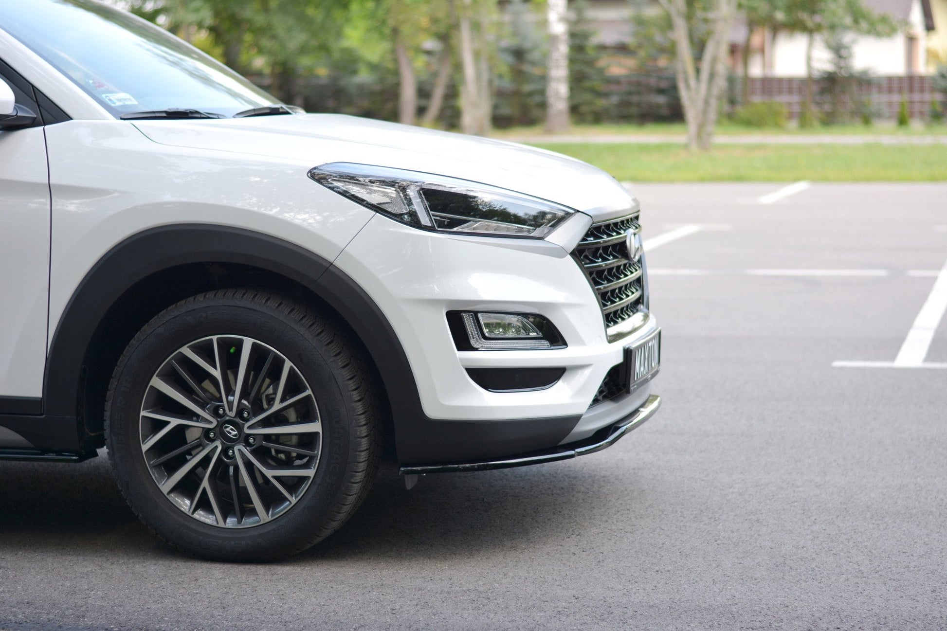 Front Ansatz V.2 für Hyundai Tucson Mk3 Facelift schwarz matt