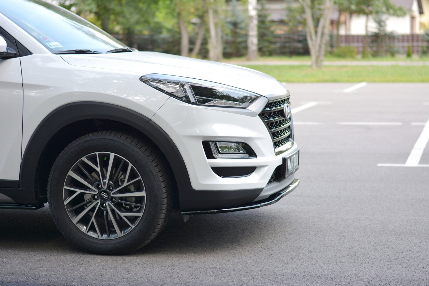 Front Ansatz V.2 für Hyundai Tucson Mk3 Facelift Carbon Look