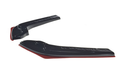 Heck Ansatz Flaps Diffusor V.2 für SUBARU WRX STI schwarz Hochglanz