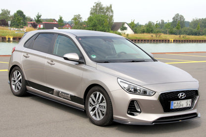 Front Ansatz V.1 für HYUNDAI I30 MK3 HATCHBACK  Carbon Look