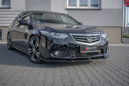 Front Ansatz für Honda Accord VIII (CU Series) Facelift schwarz matt