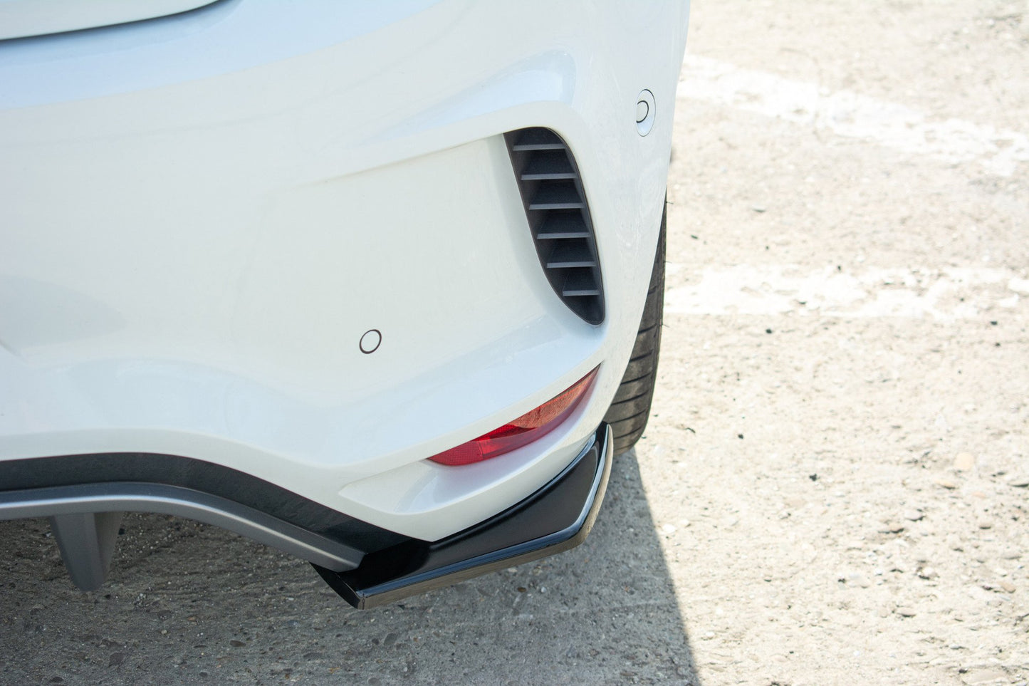 Heck Ansatz Flaps Diffusor für Renault Megane IV RS Carbon Look