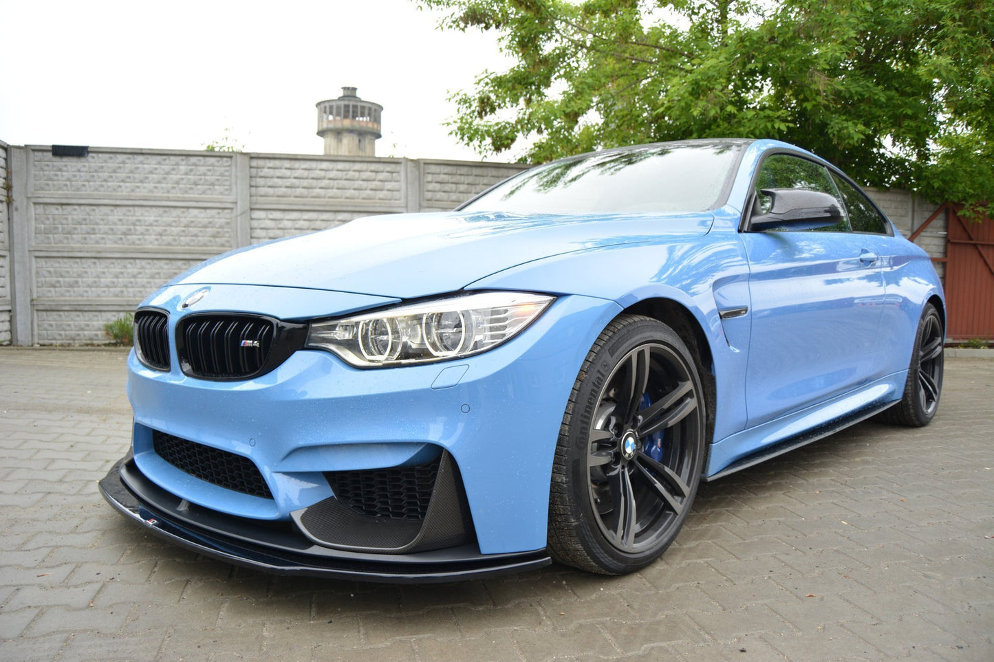 Front Ansatz für  BMW M4 F82 M-performance Carbon Look