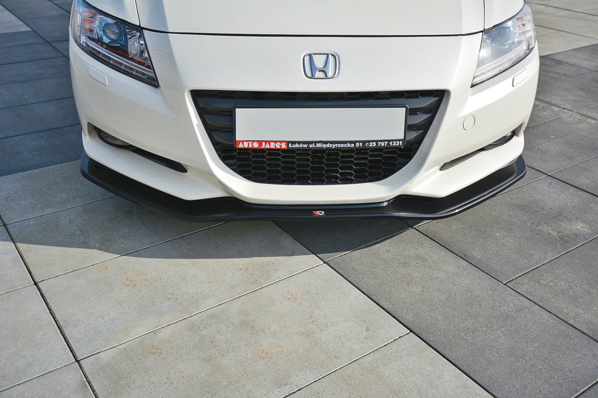 Front Ansatz V.1 für HONDA CR-Z  schwarz Hochglanz
