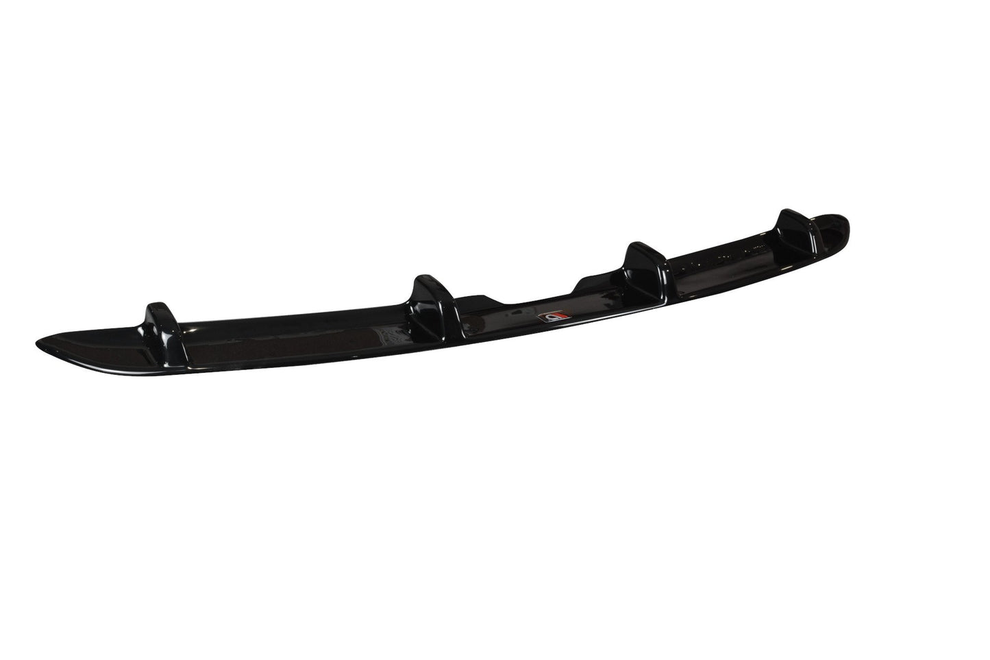 Diffusor Heck Ansatz für Mercedes CLA C117 AMG-LINE FACELIFT  schwarz Hochglanz