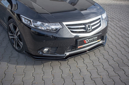 Front Ansatz für Honda Accord VIII (CU Series) Facelift schwarz matt