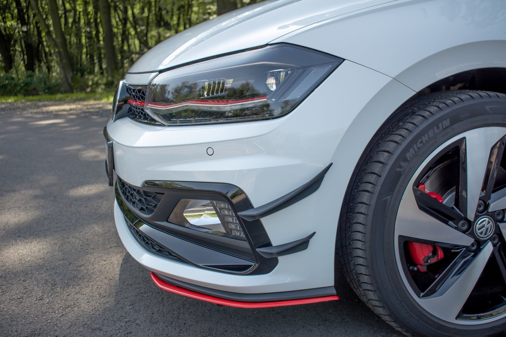 Stoßstangenflügel vorne (Canards) VW Polo GTI Mk 6