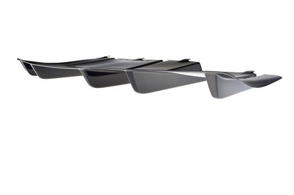 Diffusor Heck Ansatz für TESLA MODEL X schwarz matt