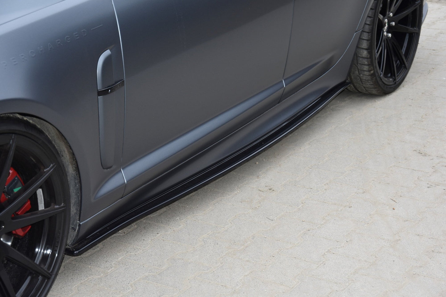 Seitenschweller Ansatz für JAGUAR XF- R Carbon Look