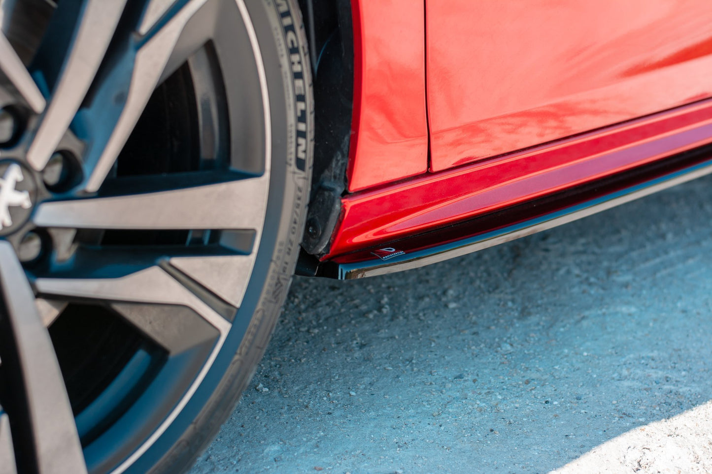 Seitenschweller Ansatz für Peugeot 508 Mk2 Carbon Look
