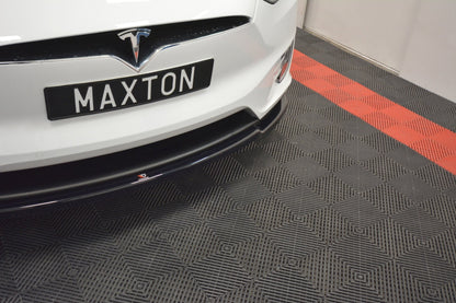 Front Ansatz V.1 für TESLA MODEL X schwarz matt