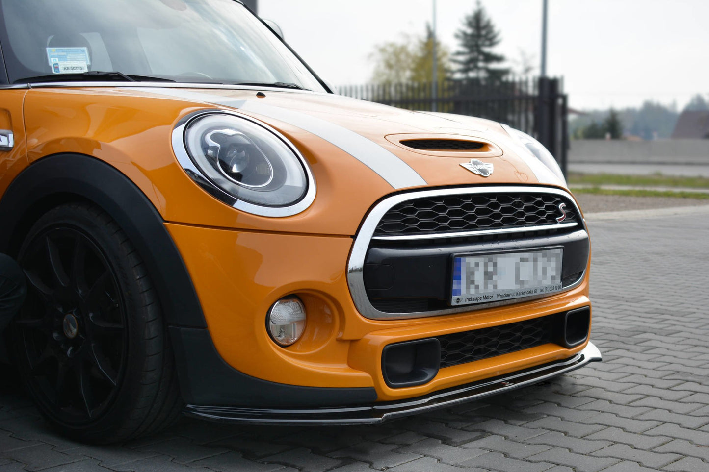 Front Ansatz für MINI COOPER S MK3 vor Facelift 3-Türer (F56) Carbon Look