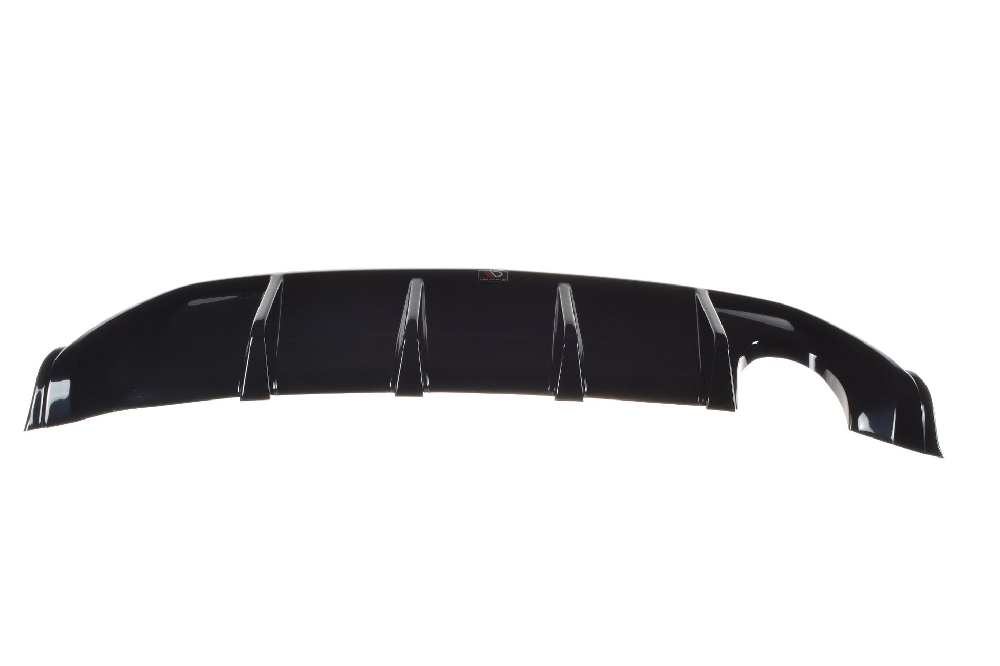 Diffusor Heck Ansatz für Ford Fiesta ST Mk6 schwarz matt