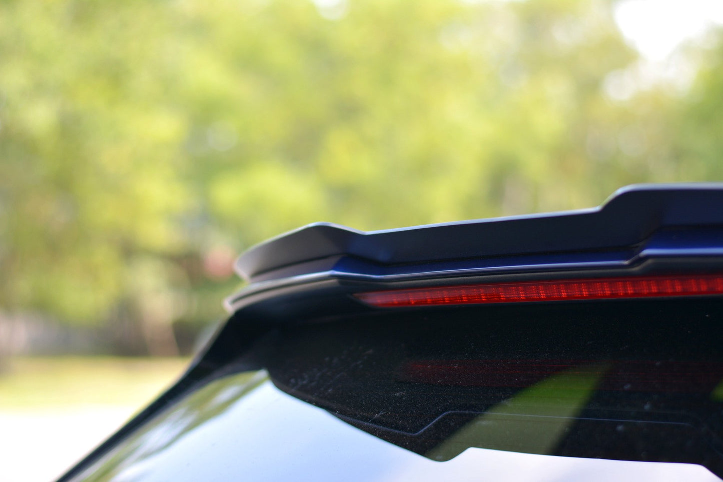 Spoiler CAP für Audi RS4 B9 Avant schwarz Hochglanz