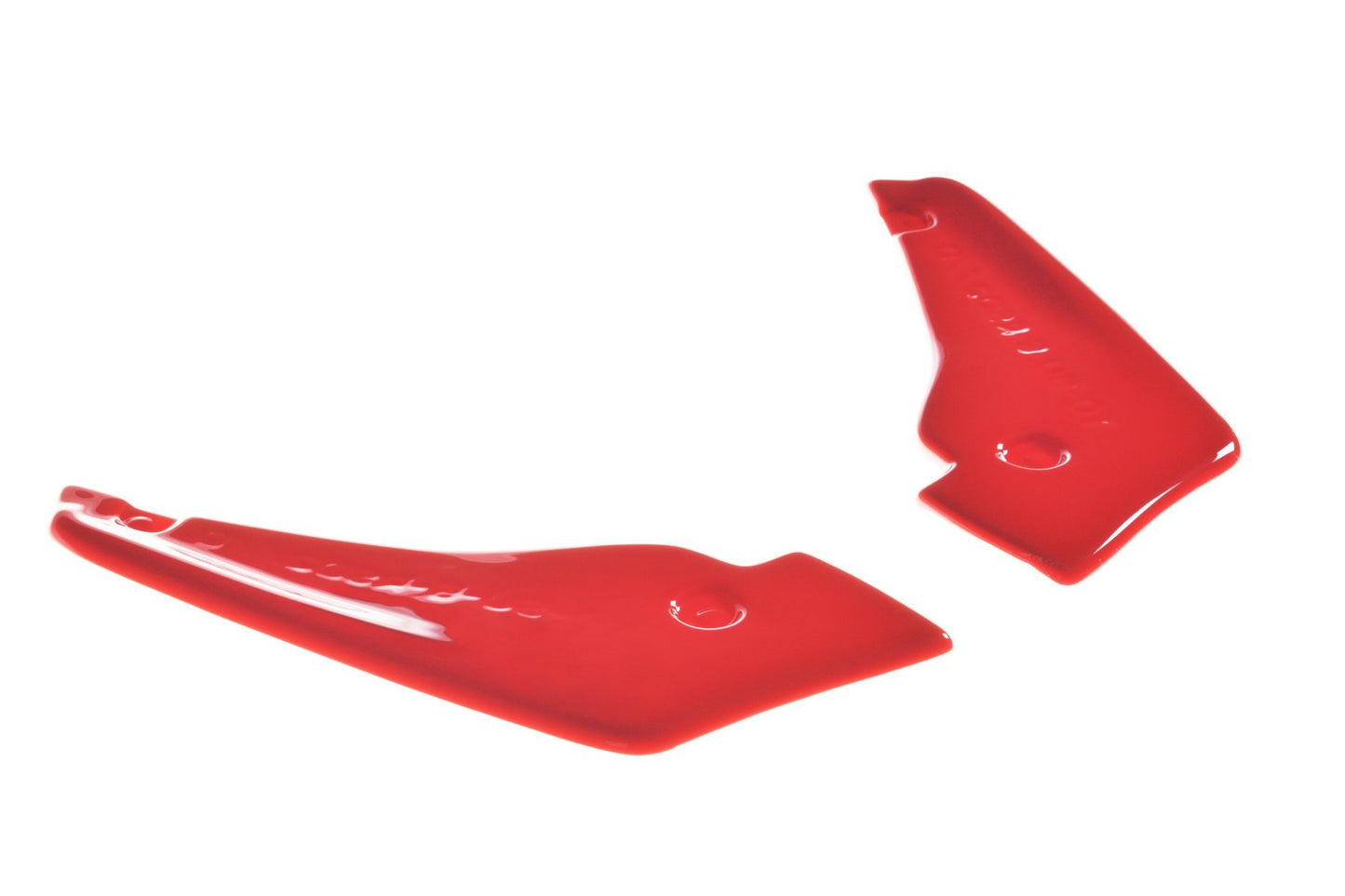 Heck Ansatz Flaps Diffusor V.2 für Toyota Supra Mk5 schwarz Hochglanz