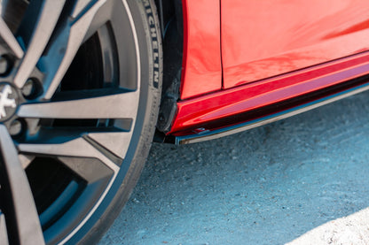 Seitenschweller Ansatz für Peugeot 508 Mk2 schwarz matt