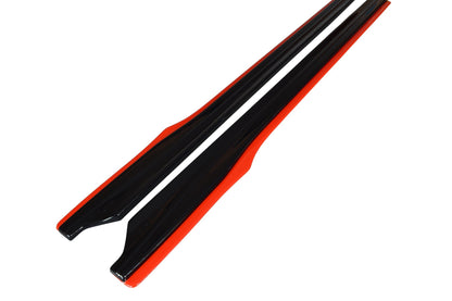 Seitenschweller Ansatz für V.2 für SUBARU BRZ/ TOYOTA GT86 FACELIFT  schwarz matt