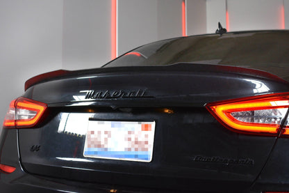 Spoiler CAP für MASERATI QUATTROPORTE MK.6 vor Facelift schwarz matt