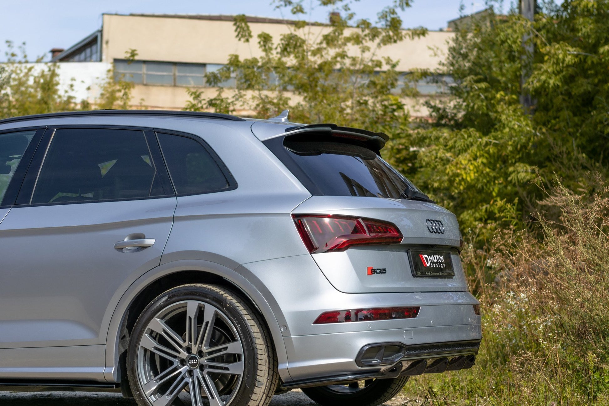 Spoiler CAP für Audi SQ5/Q5 S-line  MkII Carbon Look