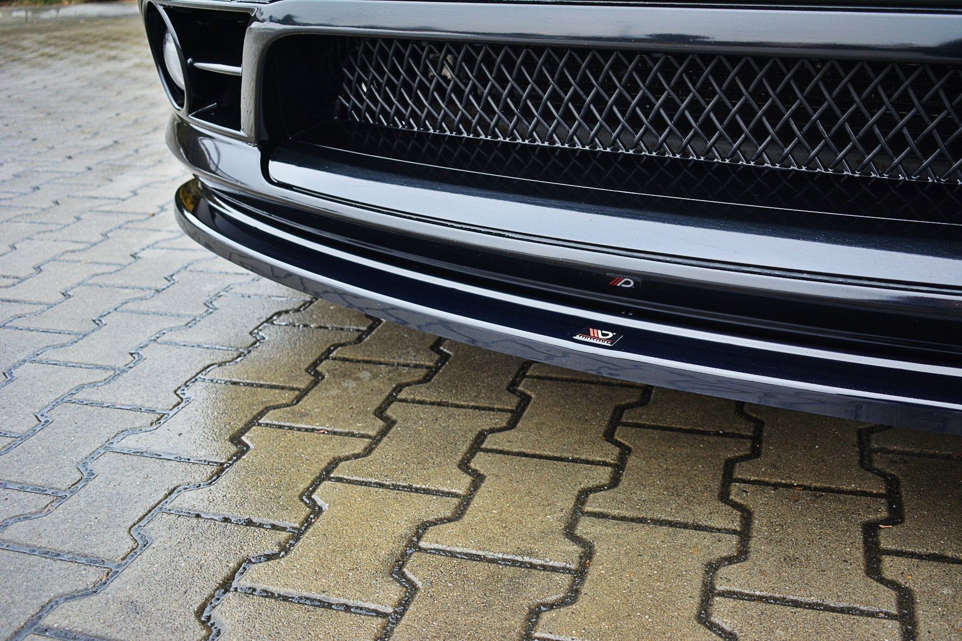 Front Ansatz V.1 für JEEP GRAND CHEROKEE WK STR8 schwarz matt