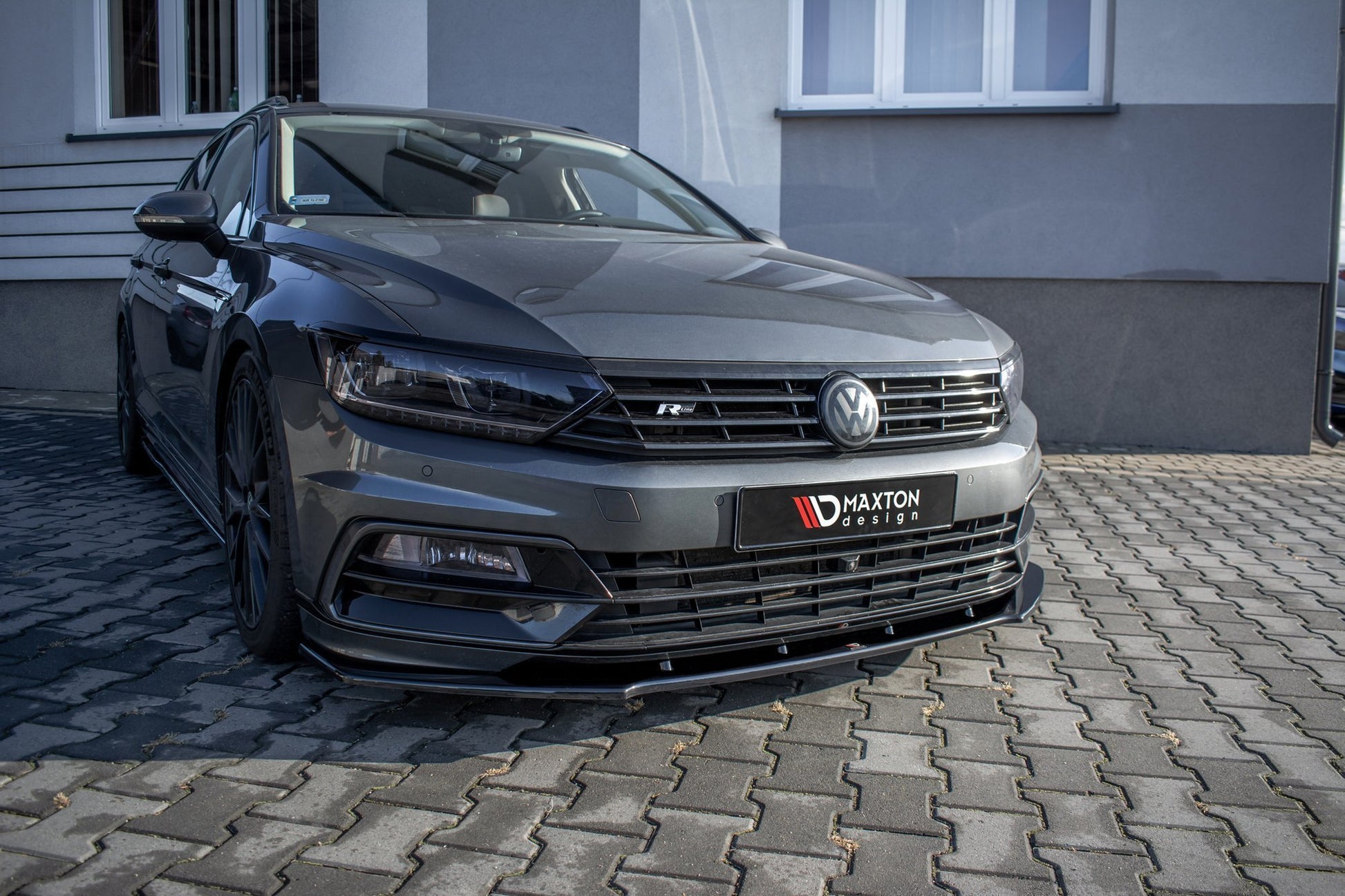Front Ansatz V.1 für Volkswagen Passat R-Line B8 Carbon Look